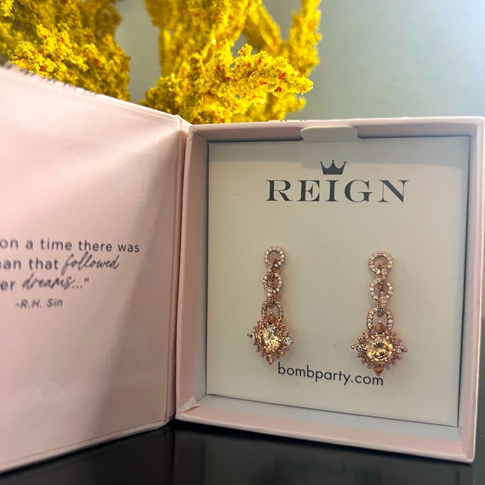 Bomb Party “A Princess Moment” Reign Collection Earrings